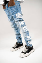 Monogram Denim Blue Wash