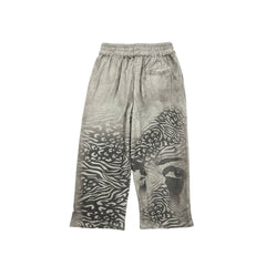 Grey ‘Striped’ Sweatpants