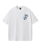 Efflorescent Phoenix Embroidery T Shirt Cotton