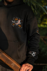 Heavy Embroidery Japanese Koi Fish Hoodie 400GSM