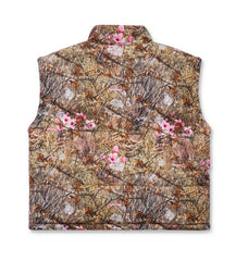 Sp5der Real Tree Puffer Vest Camo Pink