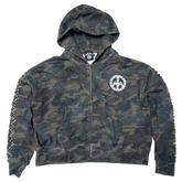 Crystal Camo Zip Up