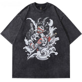 Samurai T-shirt Streetwear Japanese