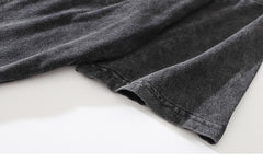 Washed Anime T-shirt Retro - Oversized