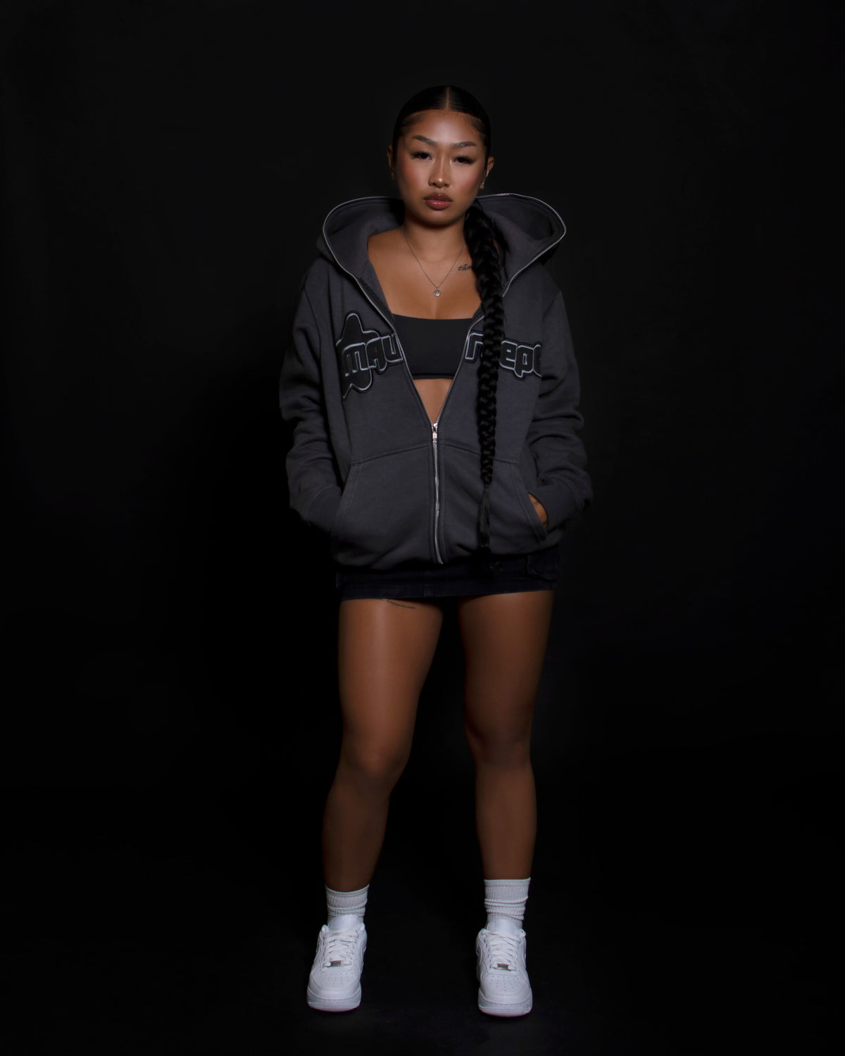 Star Full Zip - Gray