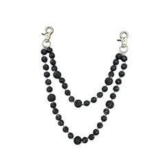 Black ‘Crystal’ Jean Keychain