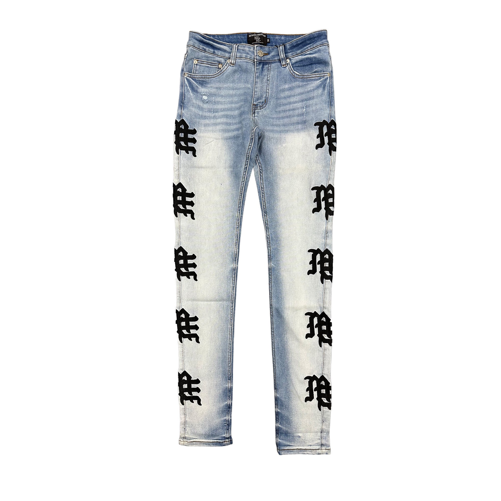 Monogram Denim Light Blue Wash