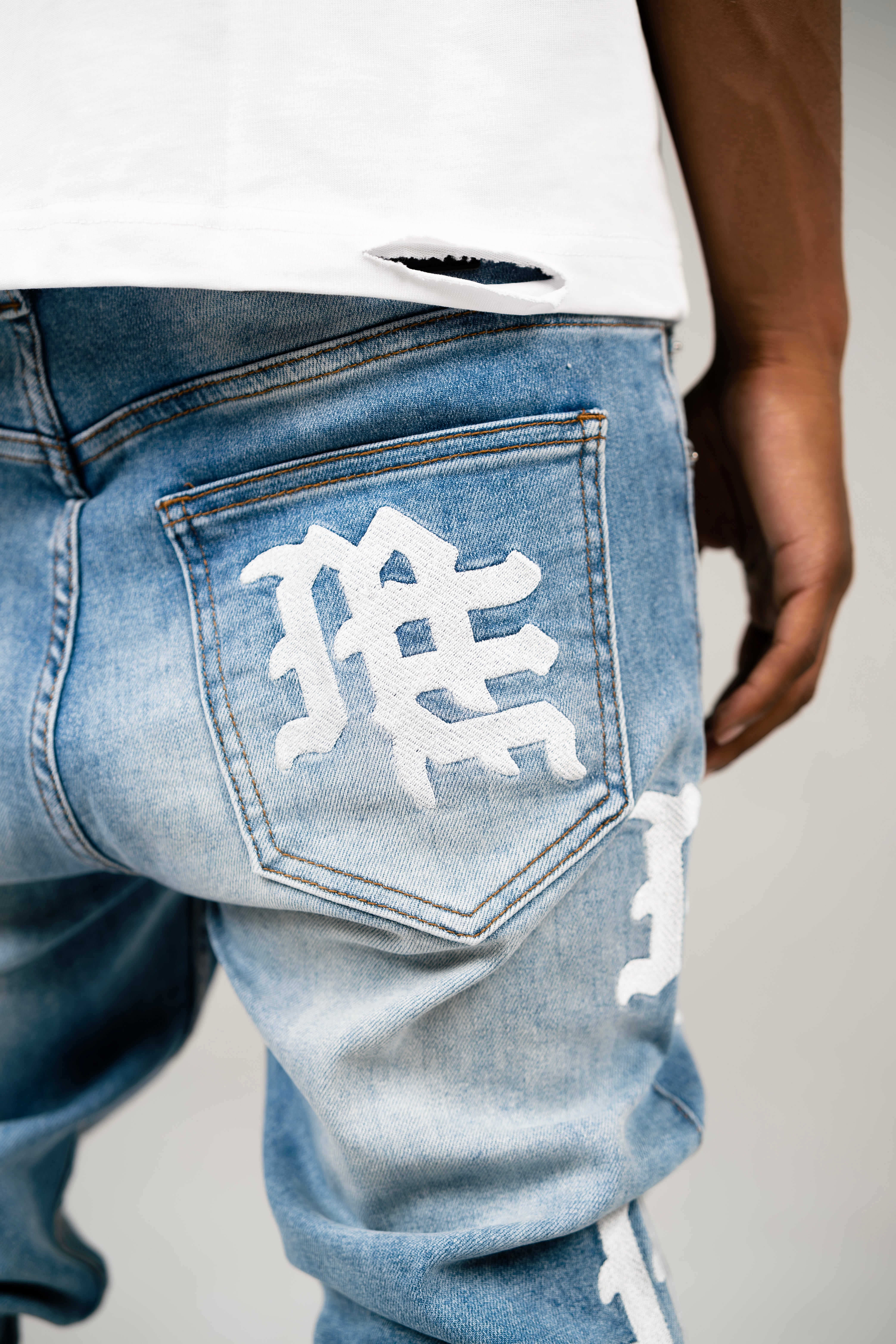 Monogram Denim Blue Wash