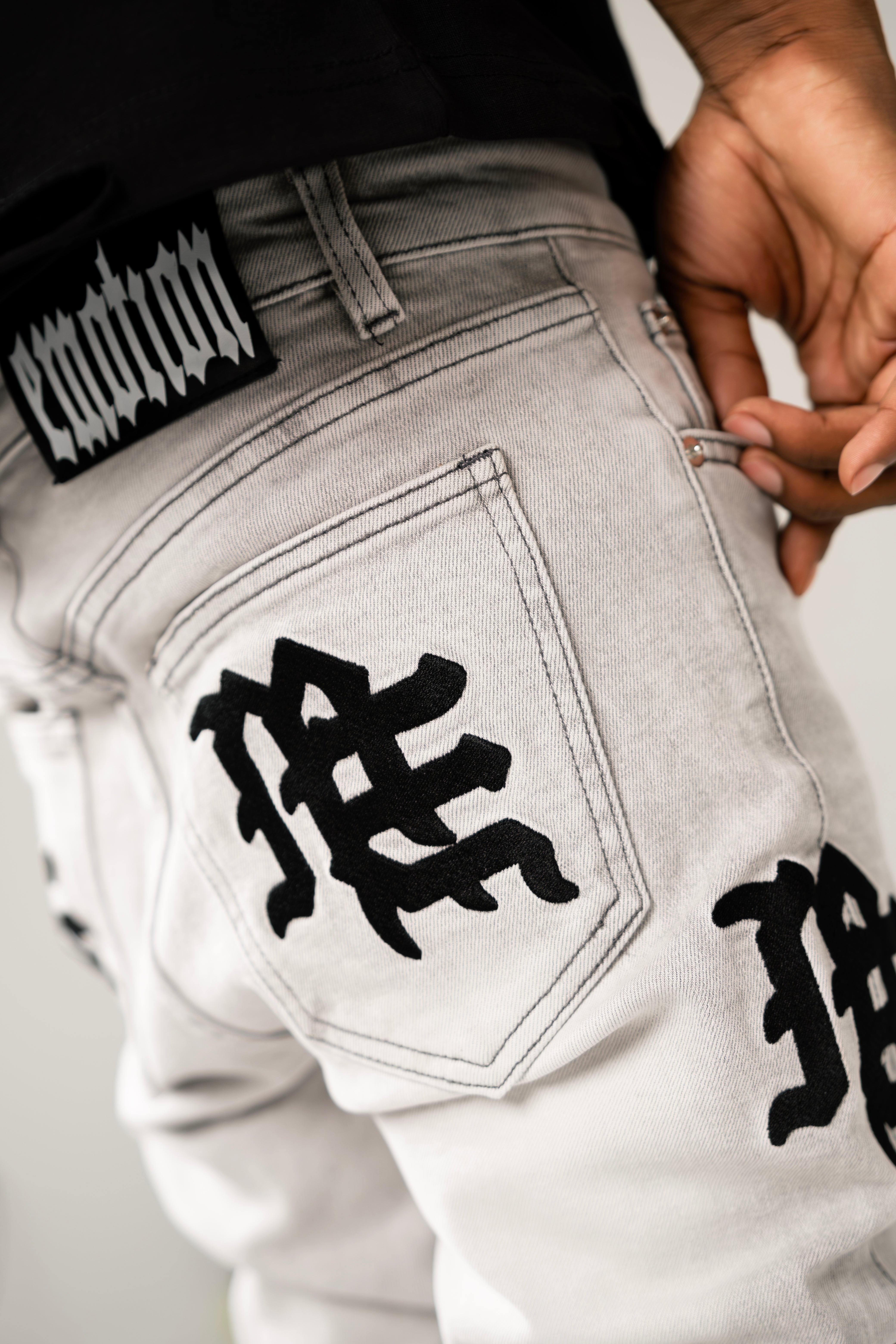 Monogram Denim Grey Wash