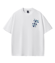 Efflorescent Phoenix Embroidery T Shirt Cotton