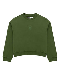 Sp5der Rhinestone TM Crewneck Xanadu Green