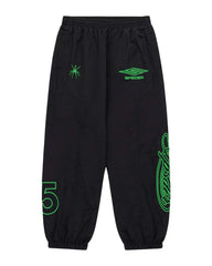 Sp5der Script Warm Up Pants Black