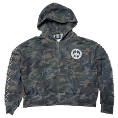 Crystal Camo Zip Up