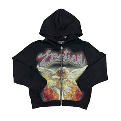 Black “Rhinestone” Hoodie