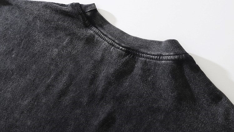 Washed Anime T-shirt Retro - Oversized