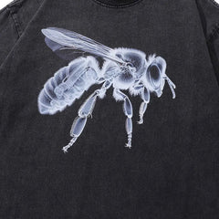 Washed X-Ray Bee Unisex T-shirt